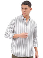 The Indian Garage Co Mens Relaxed Fit Striped Resortwear Sweater