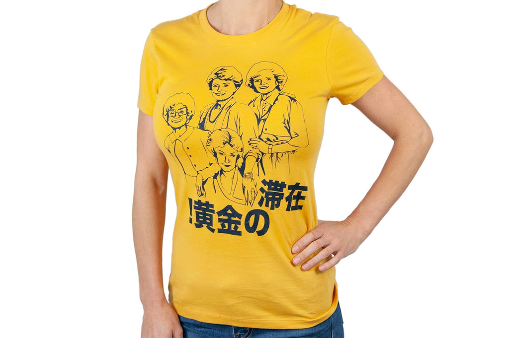 The Golden Girls 'Stay Golden Japan!' Women's Mustard T-Shirt | Large