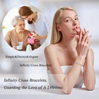 Godmother Proposal Gift Infinity Bracelets for Women Godmother Gifts for Her Cross Bracelet Birthday Religious Jewelry Easter Ba