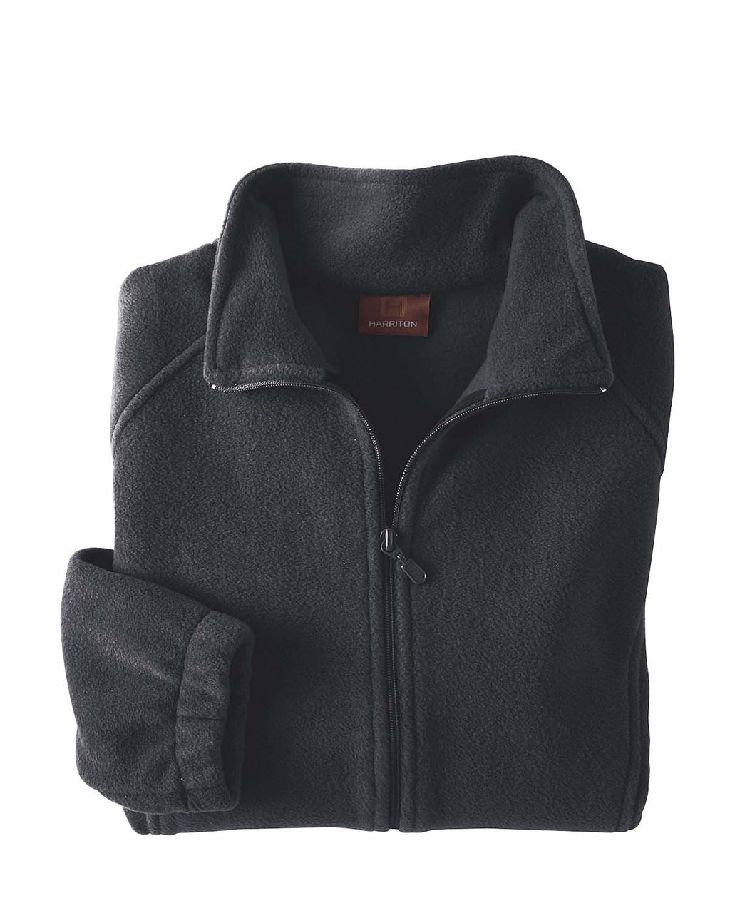 Ladies 8 oz Full-Zip Fleece - BLAcK - XS(D0102H76WAP)