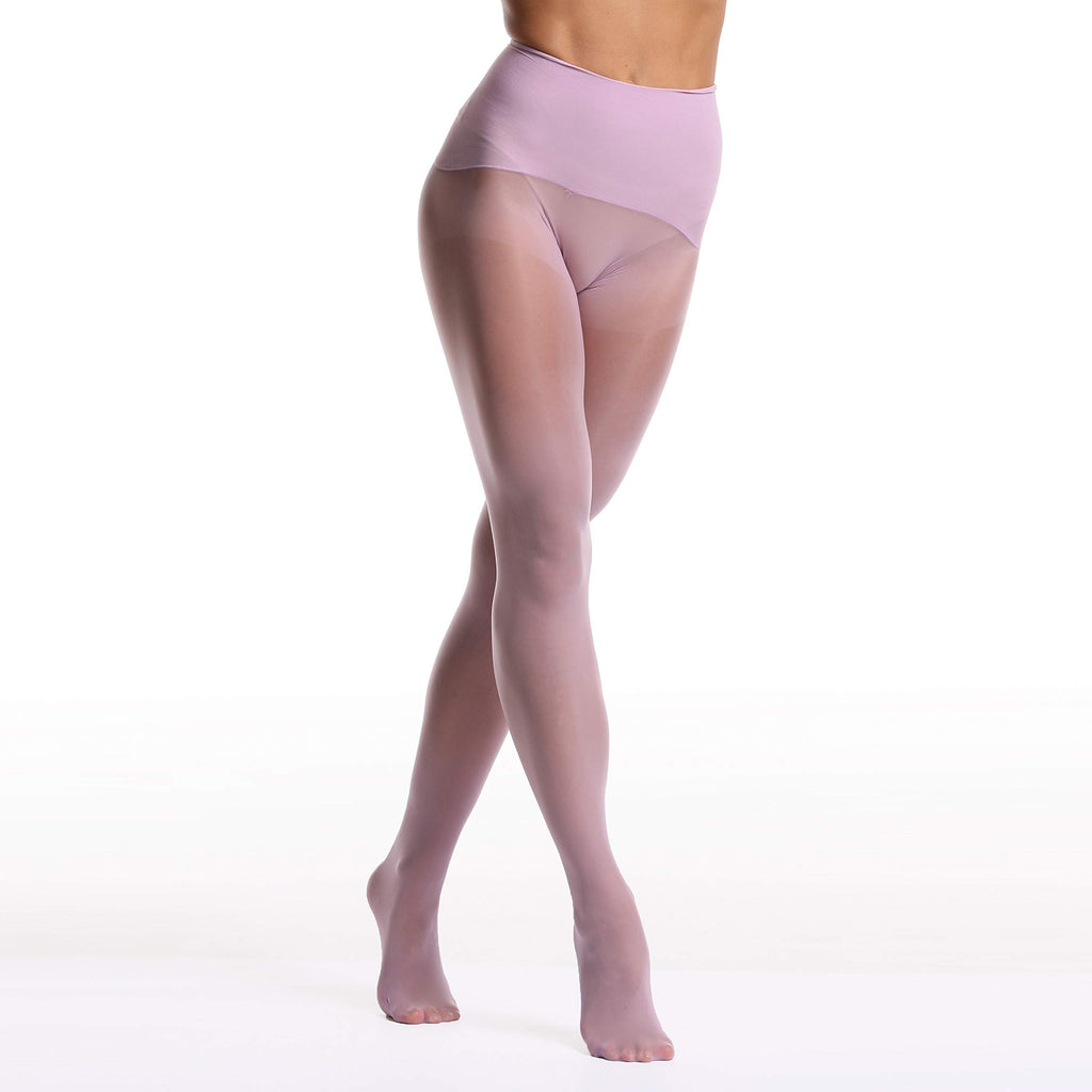 Frola Oil Shiny Stockings Pantyhose 360Seamless Crotch High Waist Smooth Tights for Women(Large,1Pair Violet)