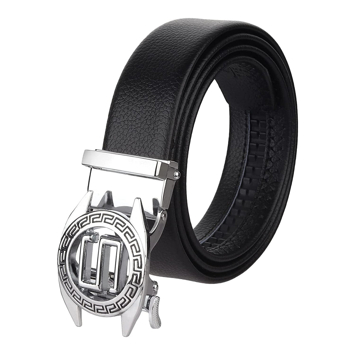 Zacharias MenS Faux Leather Belt (As012_Black_30) (Pack Of 1) 30
