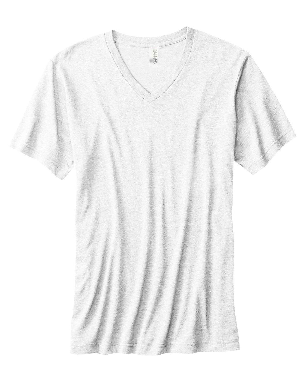 Unisex Triblend V-Neck T-Shirt - BLUE TRIBLEND - S(D0102H7WXNJ)