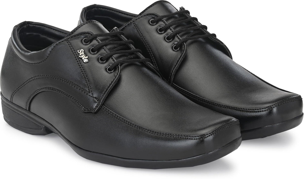Men Synthetic Formal Lace Up A018 Black Shoes 9 9