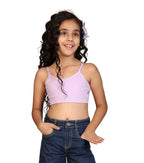 Kyda Kids Girls Antibacterial Cotton Solid Non Padded, Beginners Bra For Girls