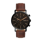 Luther Chronograph Brown Leather Watch