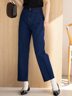 Kotty Women Regular High Rise Dark Blue Jeans