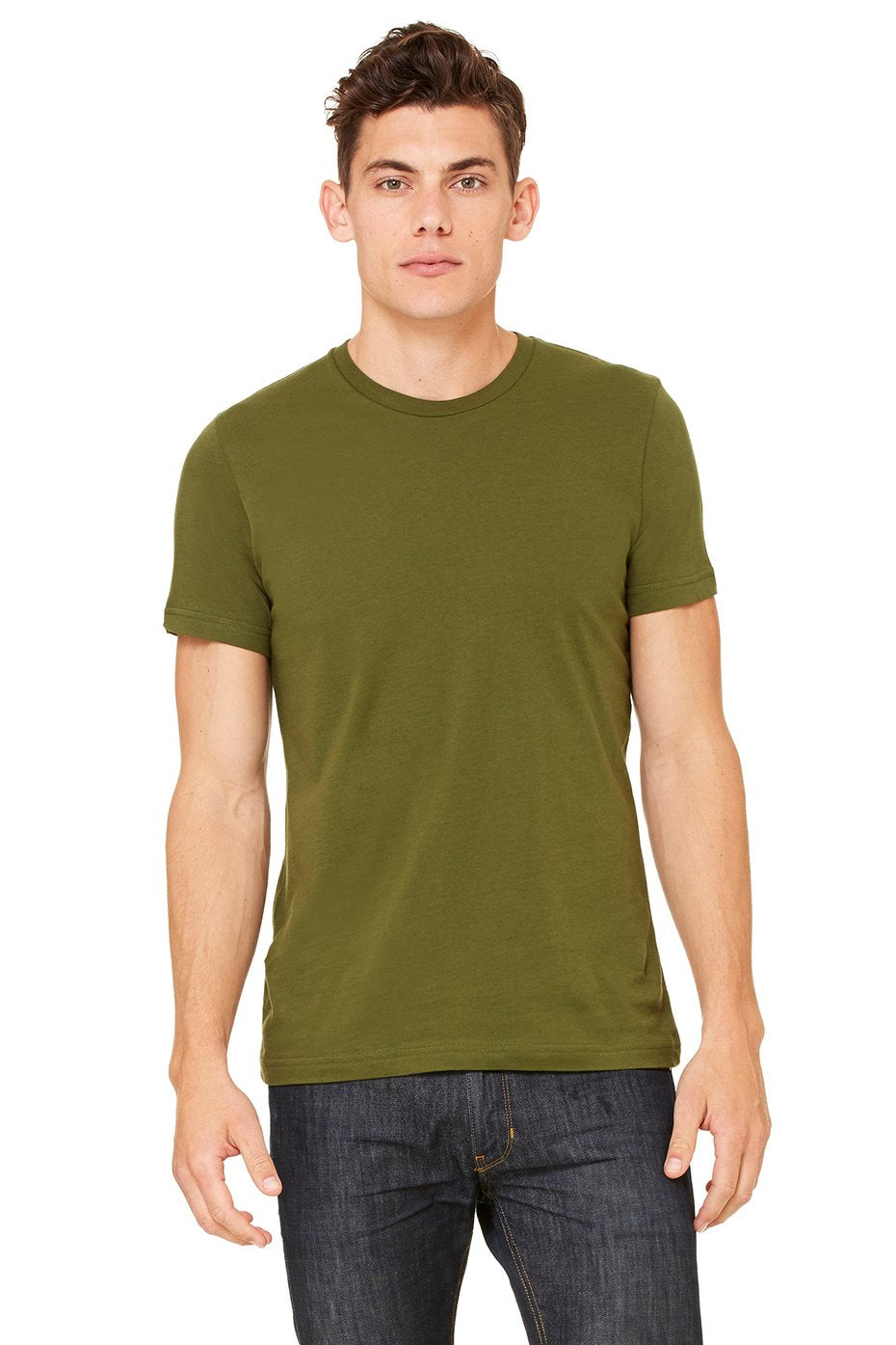 Bella Canvas Jersey Short Sleeve Tee Olive