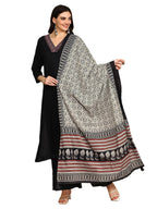 Ishin V-Neck Yoke Design Regular Mirror Work A-Line Kurta With Palazzos & Dupatta | Kurta Set For Women | Kurta With Trousers An
