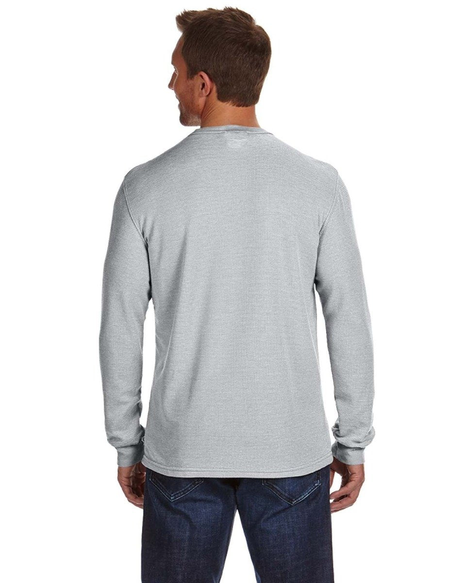 Mens Vintage Zen Thermal Long-Sleeve T-Shirt - cEMENT - S(D0102H7WH7P)