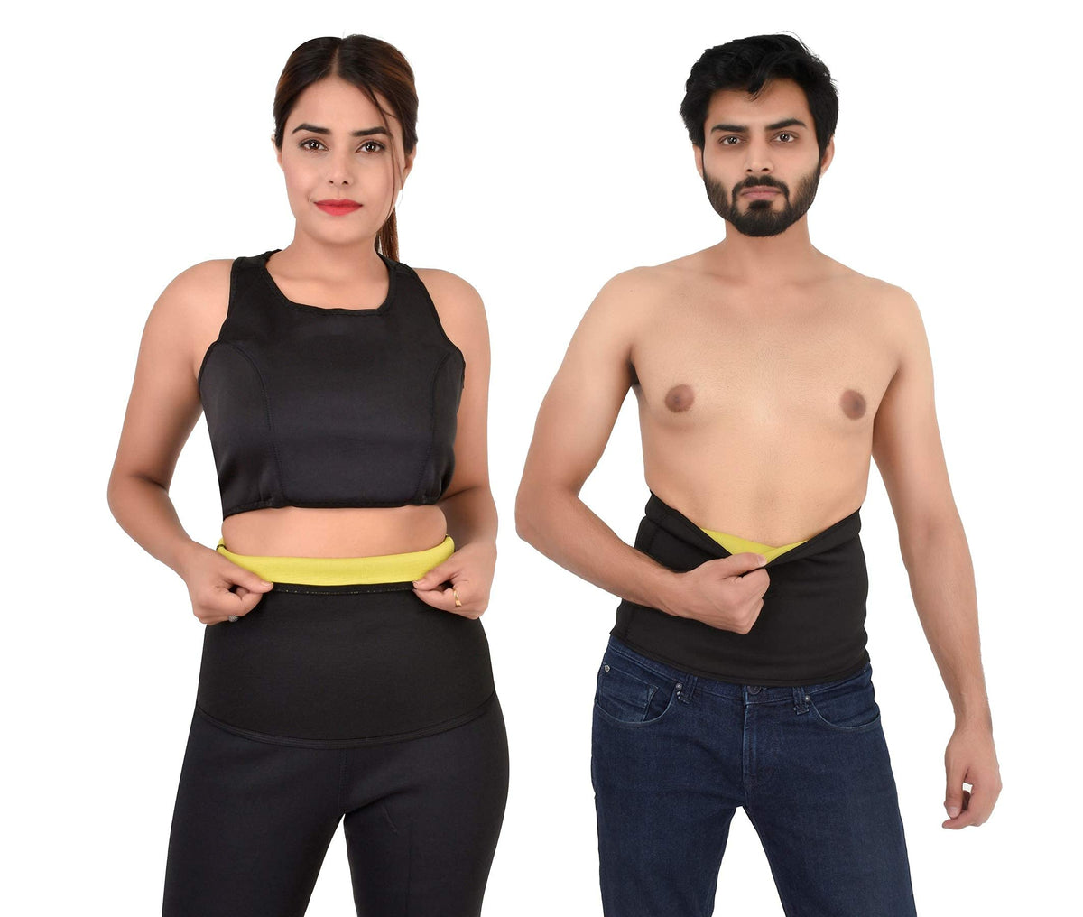 Dsfit Tummy Shaper For Women & Men Sweat Slim Belt Tummy Belt Shapewear For Belly. Body Shaper Belt For Stomach Fitness Belt For 2