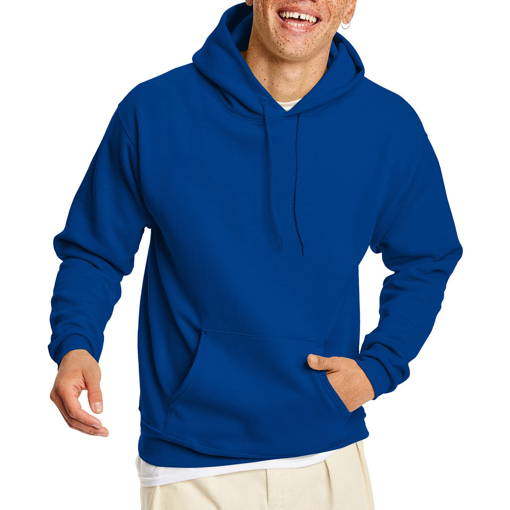 Unisex Ecosmart 5050 Pullover Hooded Sweatshirt - WHITE - S(D0102H7MEZ6)