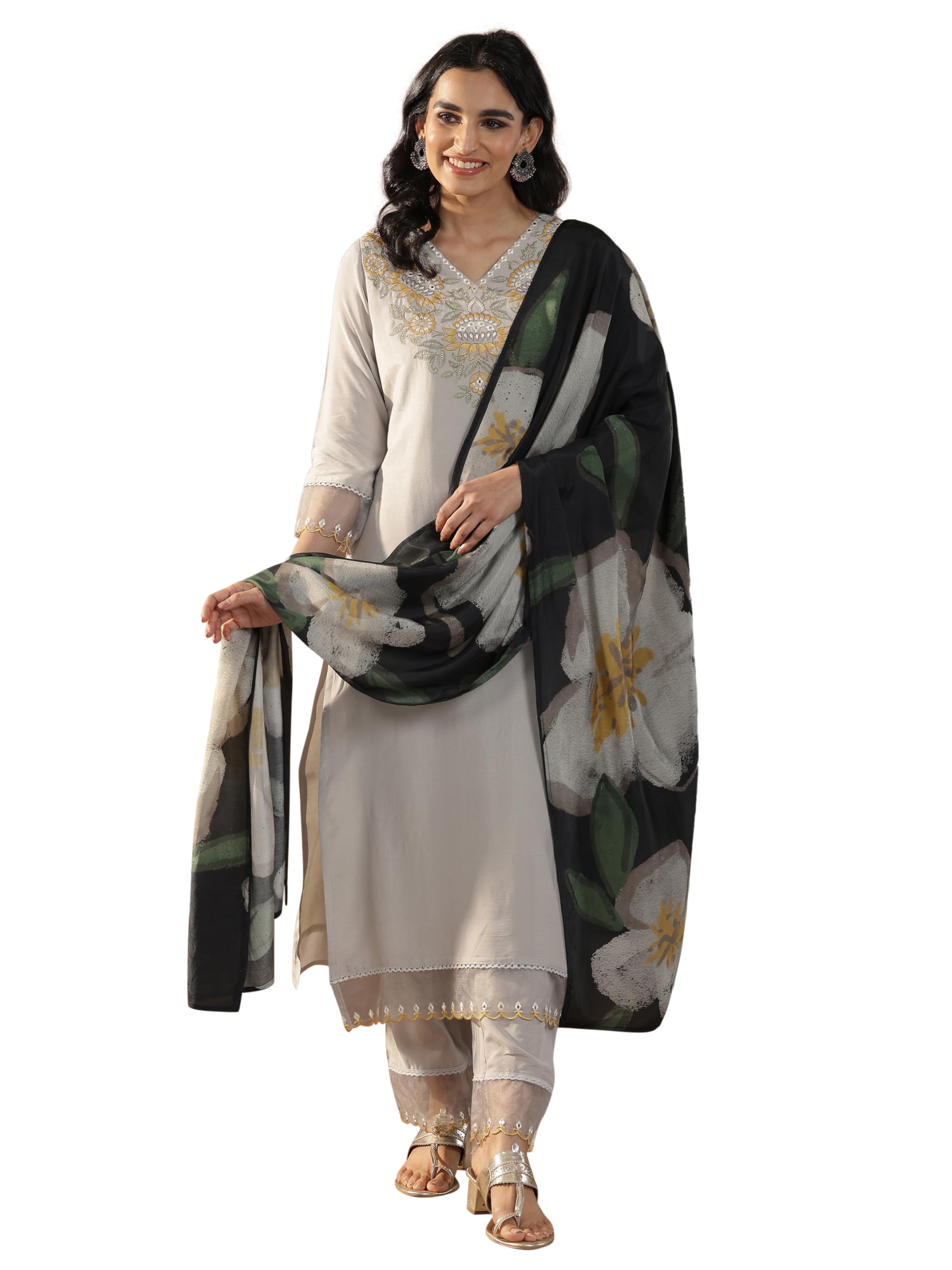 Libas WomenS Muslin Kurta Set (48734