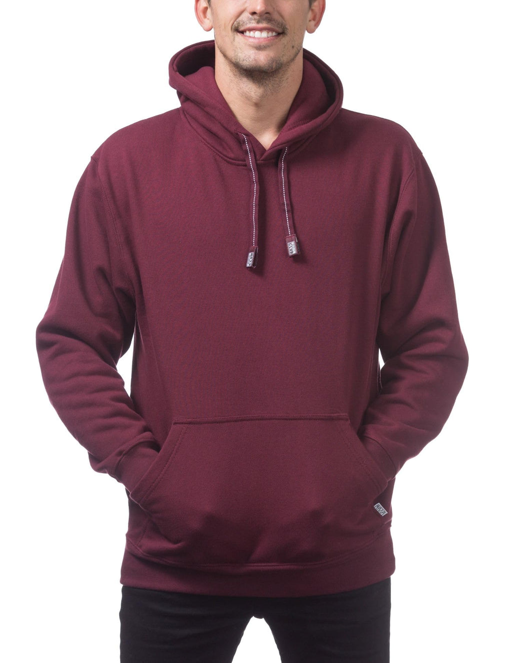 Pro Club Men's Heavyweight Pullover Hoodie (13oz), 2X-Large, Maroon