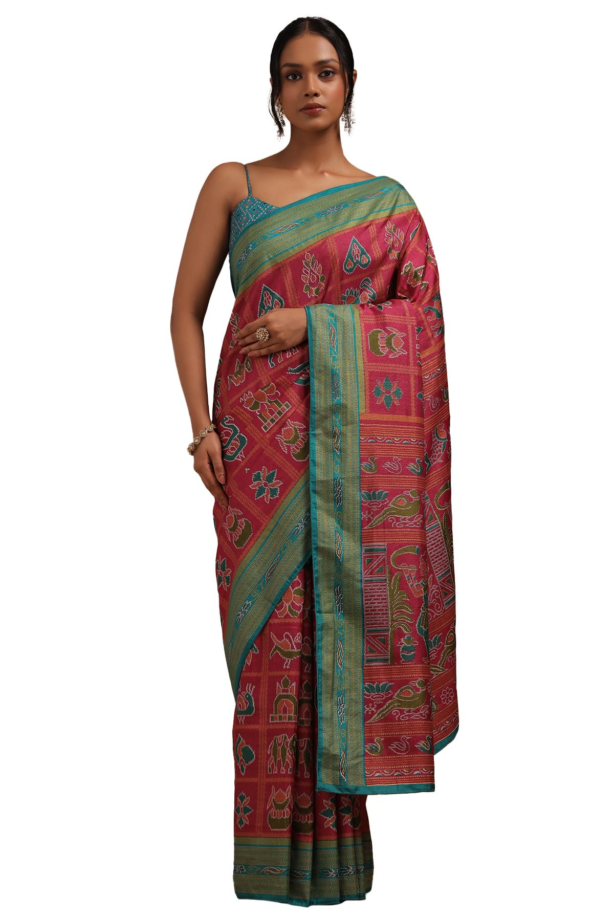 Soch Women Dola Silk Pochampally Saree