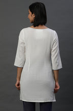 Aurelia Women'S Embroide Cotton Blend Straight Kurti