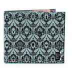 Seven20 Sherlock Holmes Men's Bi-Fold Wallet: 221B Wallpaper (Grey)