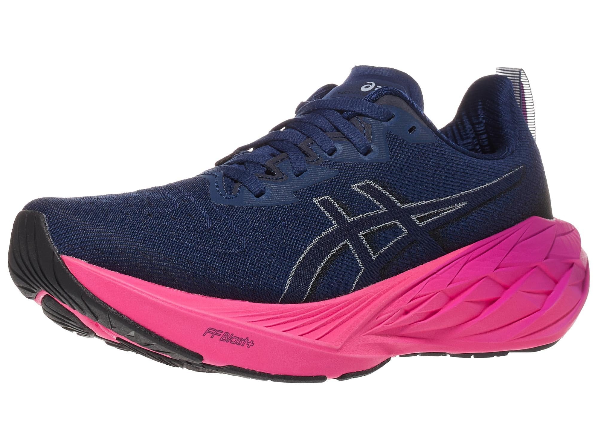 ASICS Women's NOVABLAST 4 Running Shoes, 7, BLUE EXPANSE/BLACK
