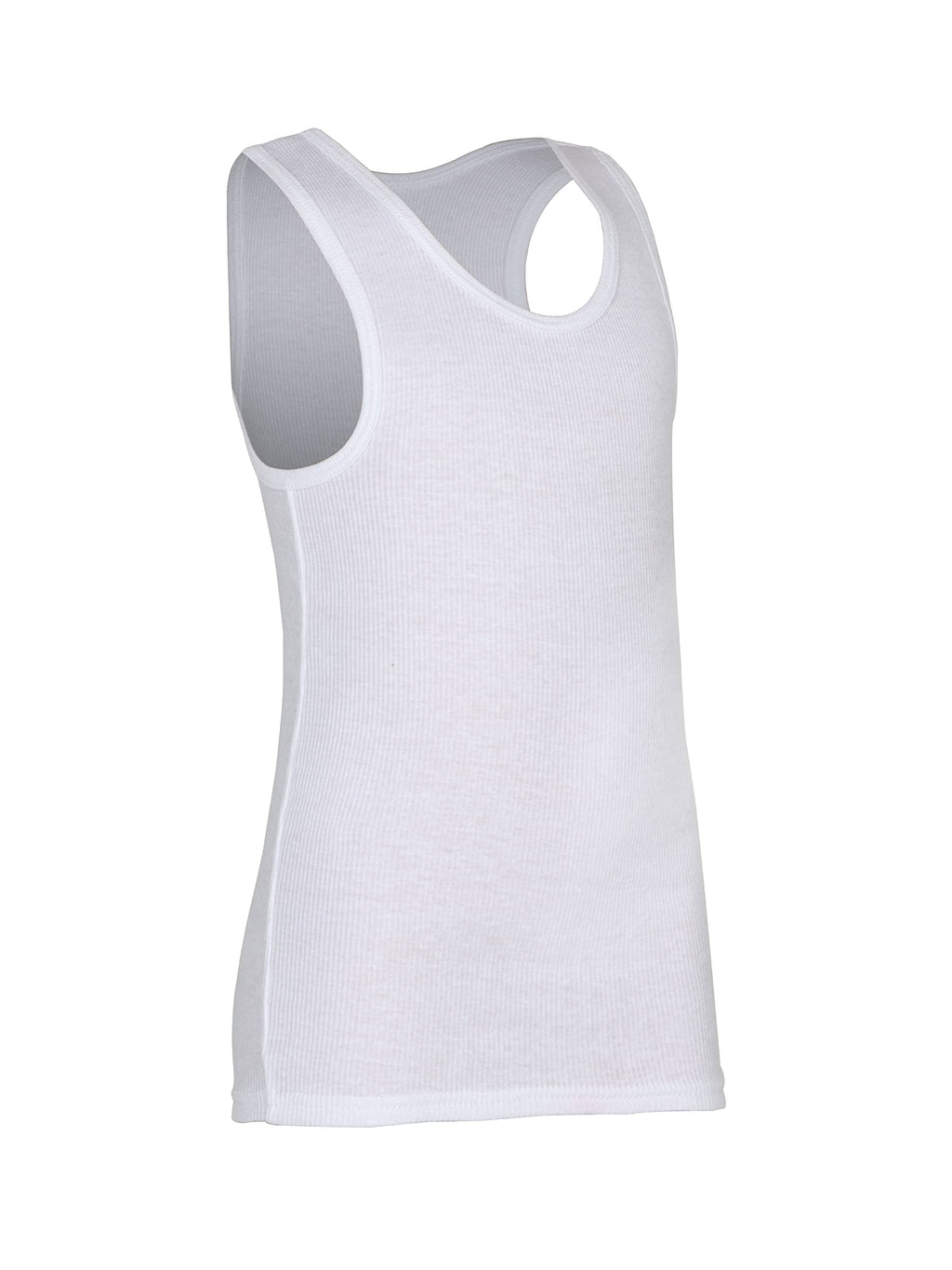 Fruit of the Loom Boys' Cotton Tank Top Undershirt (Multipack), Boys - 10 Pack - White, Large