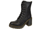 Dr. Martens Women's Lace Fashion Boot, Black Sendal Nappa, 9