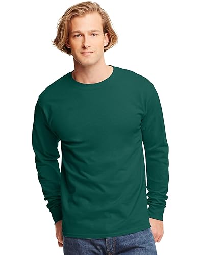 Unisex 61 oz Tagless Long-Sleeve T-Shirt - ASH - S(D0102H7K336)