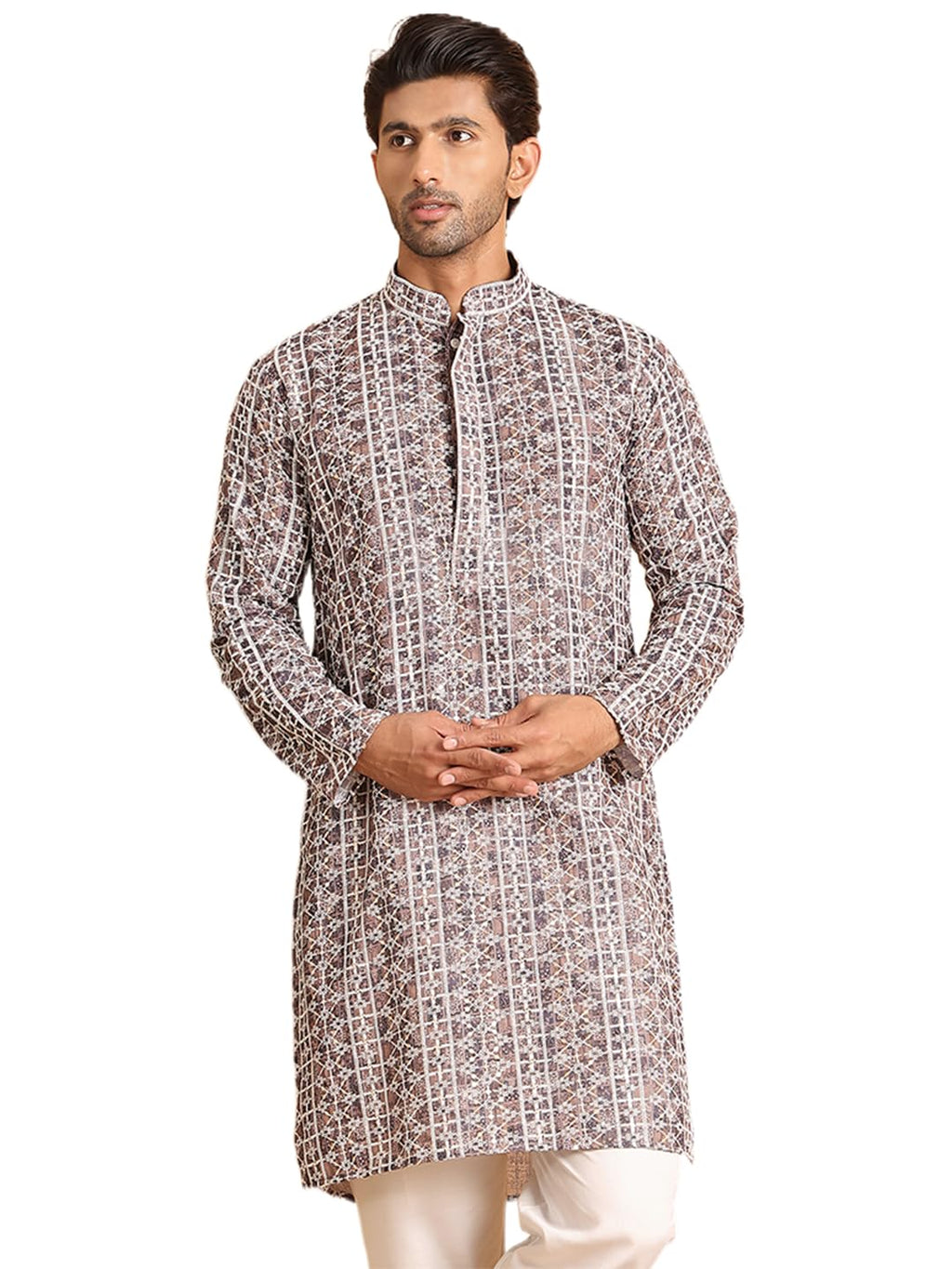 Jompers Mens Embroidered & Printed Kurta