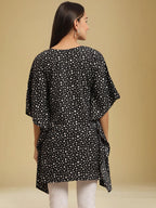 Tee Projekt Casual Crepe Kimino Sleeves WomenS Kaftan Dress Ll Elegant Casual & Everyday Kurta (Pack Of 3)