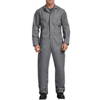 Dickies Men's 7 1/2 Ounce Twill Deluxe Long Sleeve Coverall, Gray, Medium/Short