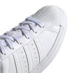adidas Women's Superstar Sneaker, White/White/White, 8