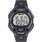 Timex Men's Ironman Triathlon Classic 30 38mm Watch - Blue & Black Case with Black Resin Strap