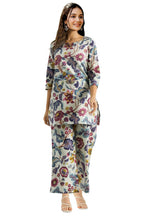 Toochki WomenS Multi Color Floral Printed Rayon Stitched Ethnic Kurta Set | Ethnic Kurta Set For Women | A Line Ethnic Kurta Se