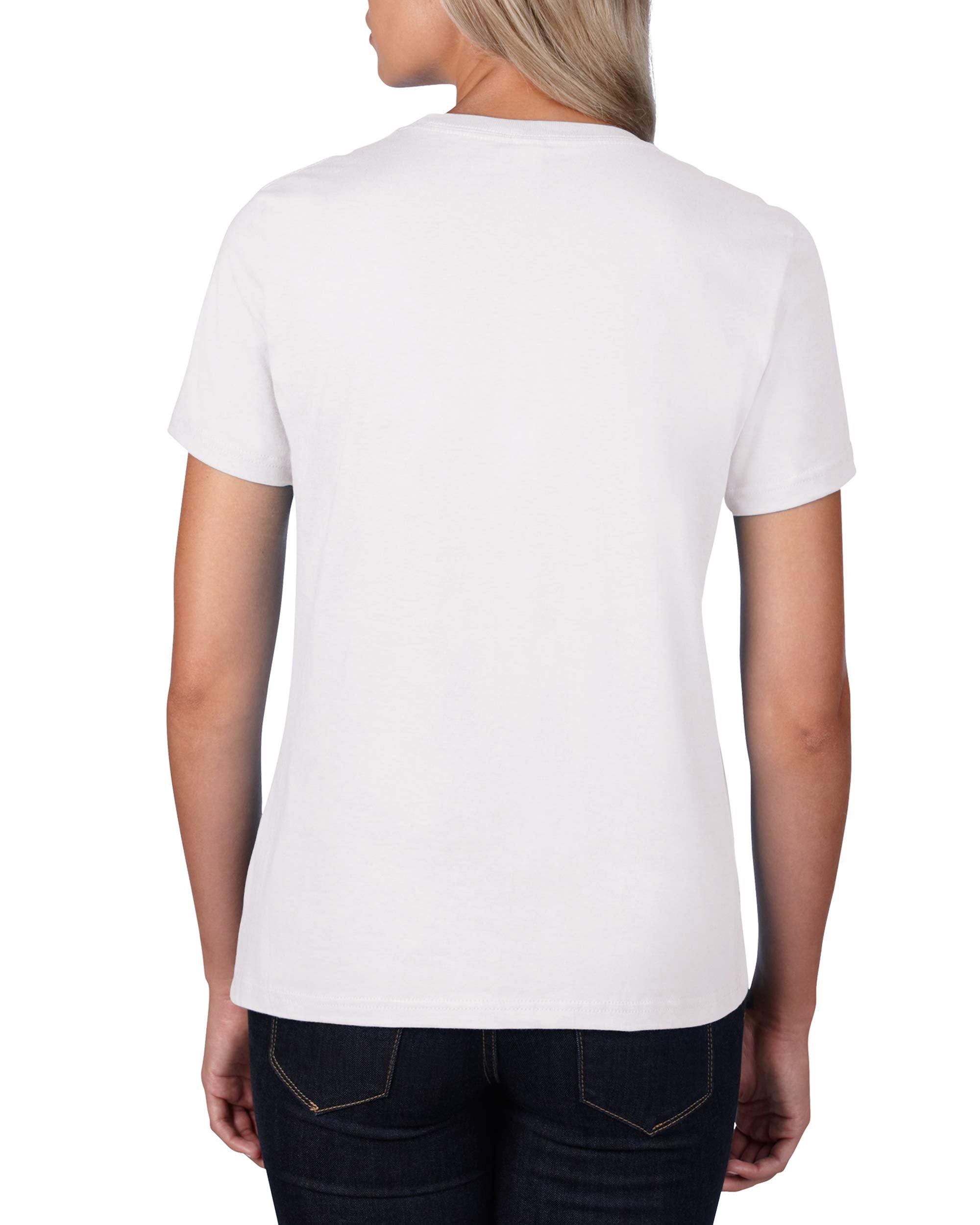 Ladies Lightweight T-Shirt - WHITE - 3XL(D0102H7KJBP)