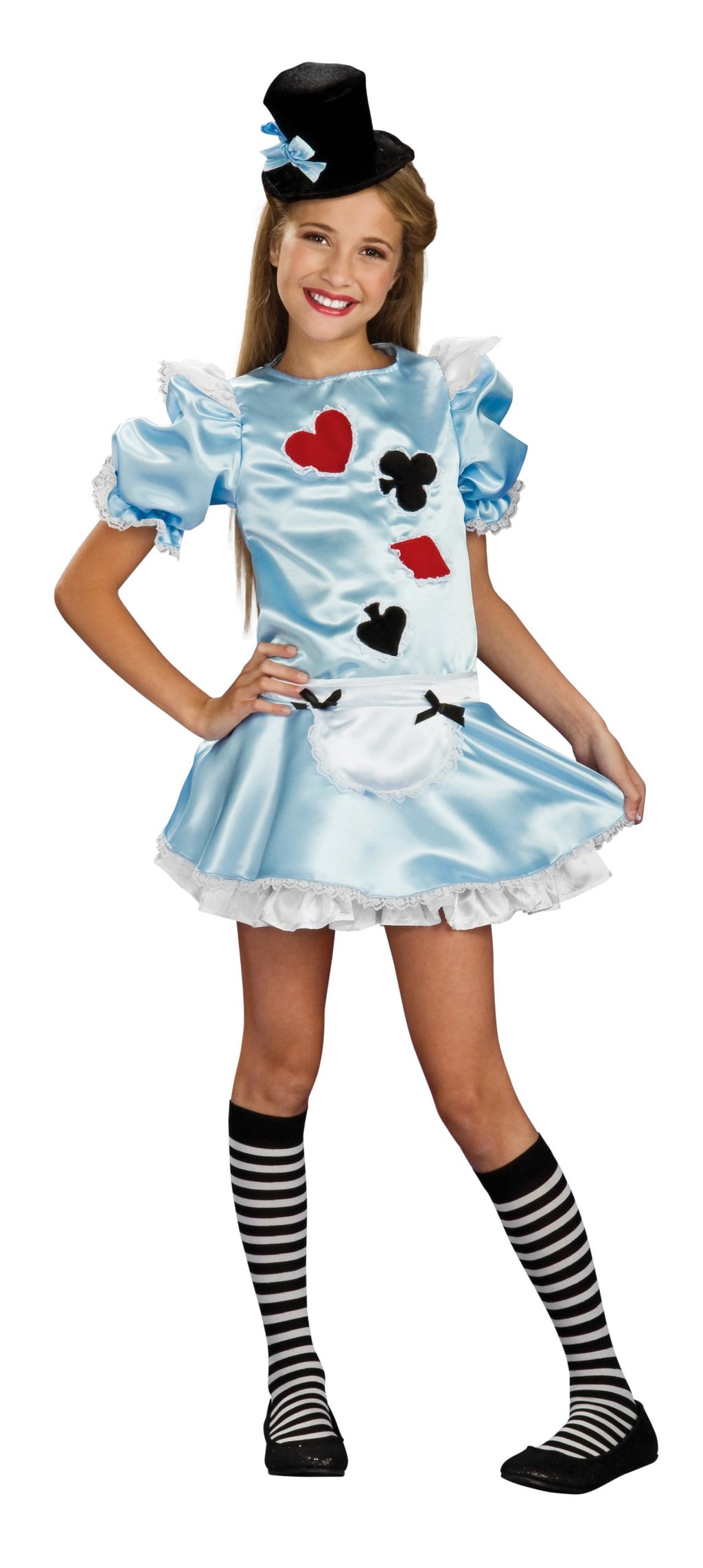 Alice In Wonderland Dress Costume Tween Medium