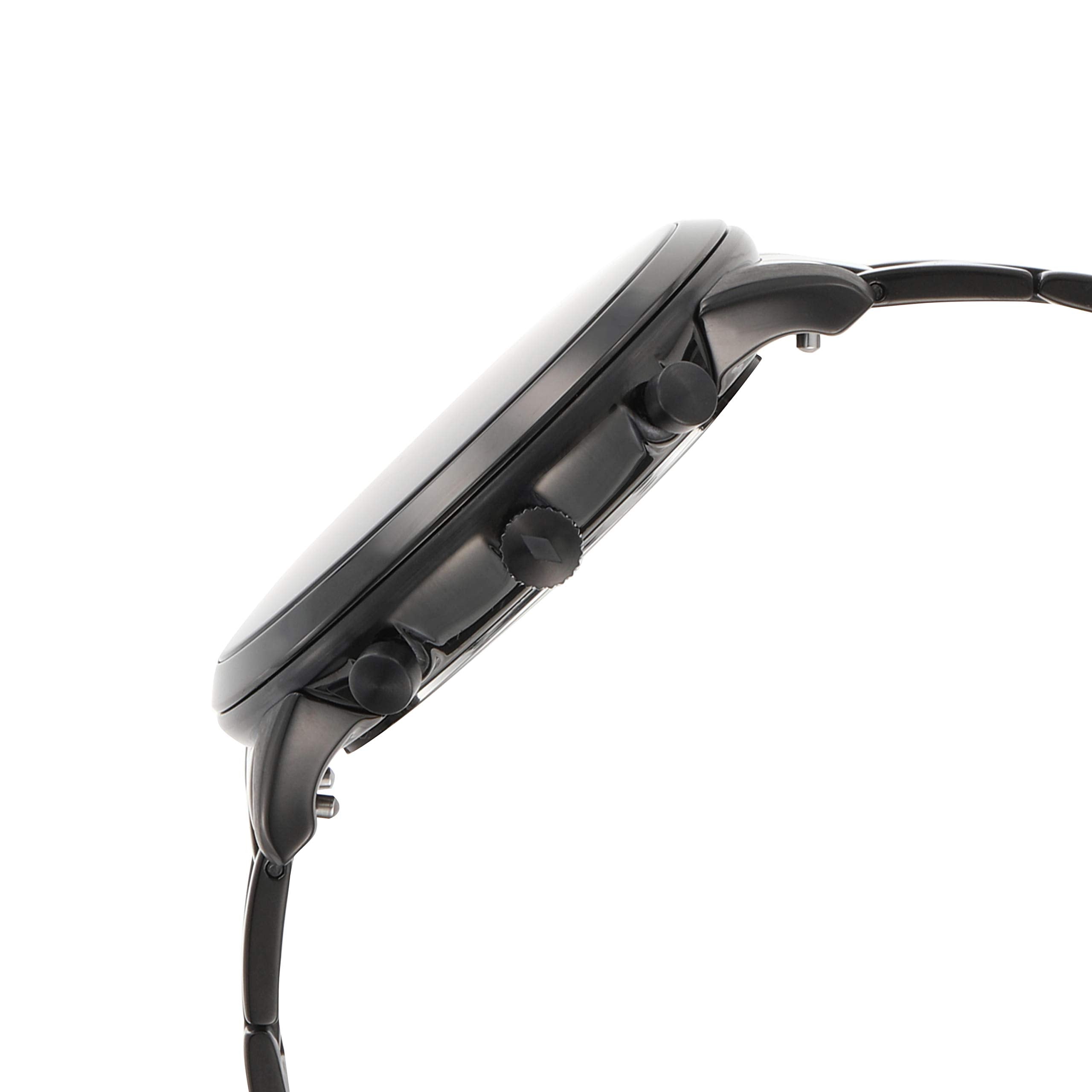 Fossil Men's Neutra Quartz Stainless Steel Chronograph Watch, Color: Black (Model: FS5525)