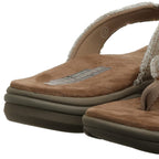 Skechers USA Men's Bosnia Flip-Flop,Tan,7 M US