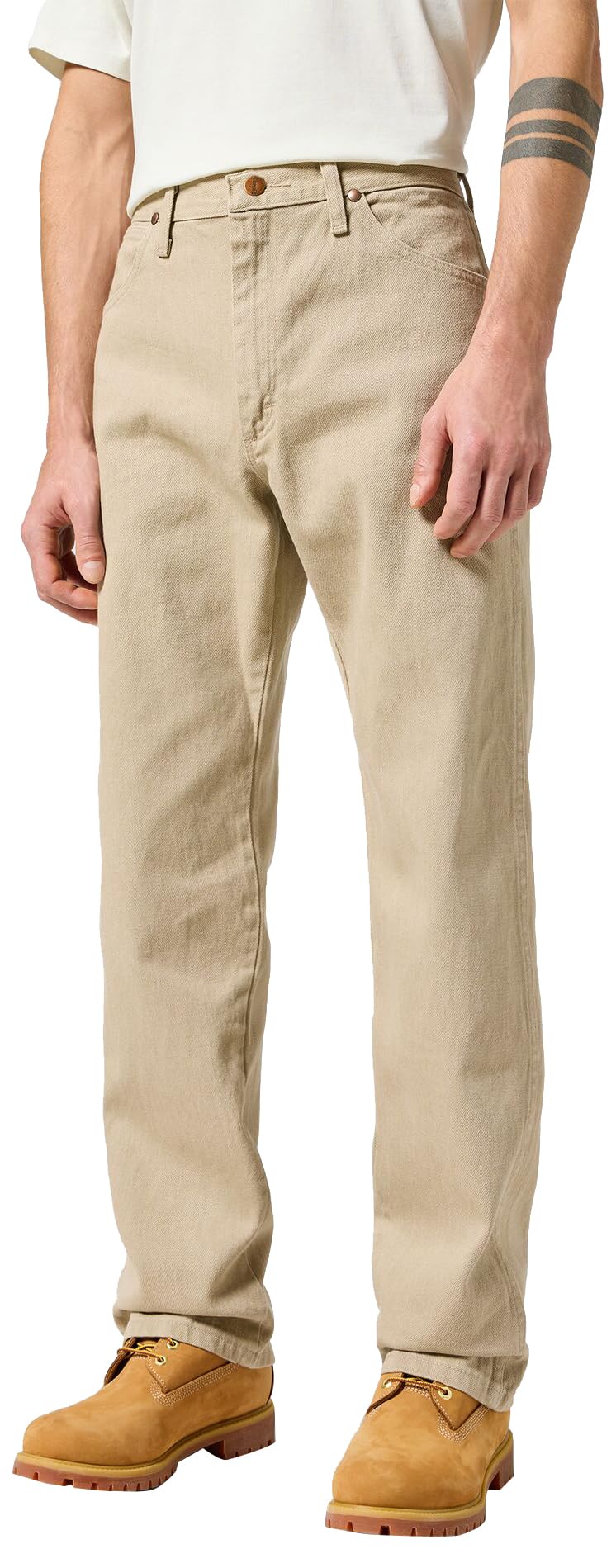 Wrangler mens 13mwz Cowboy Cut Original Fit jeans, Tan, 36W x 38L US