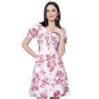 Oomph! WomenS Crepe Sheath Mini Dress (Md658_Pink