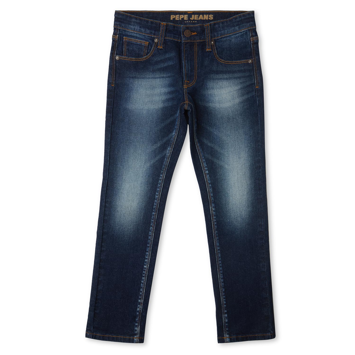 Pepe Jeans BoyS Regular Jeans (Pb202148Q03_Dark Blast Indigo Blue