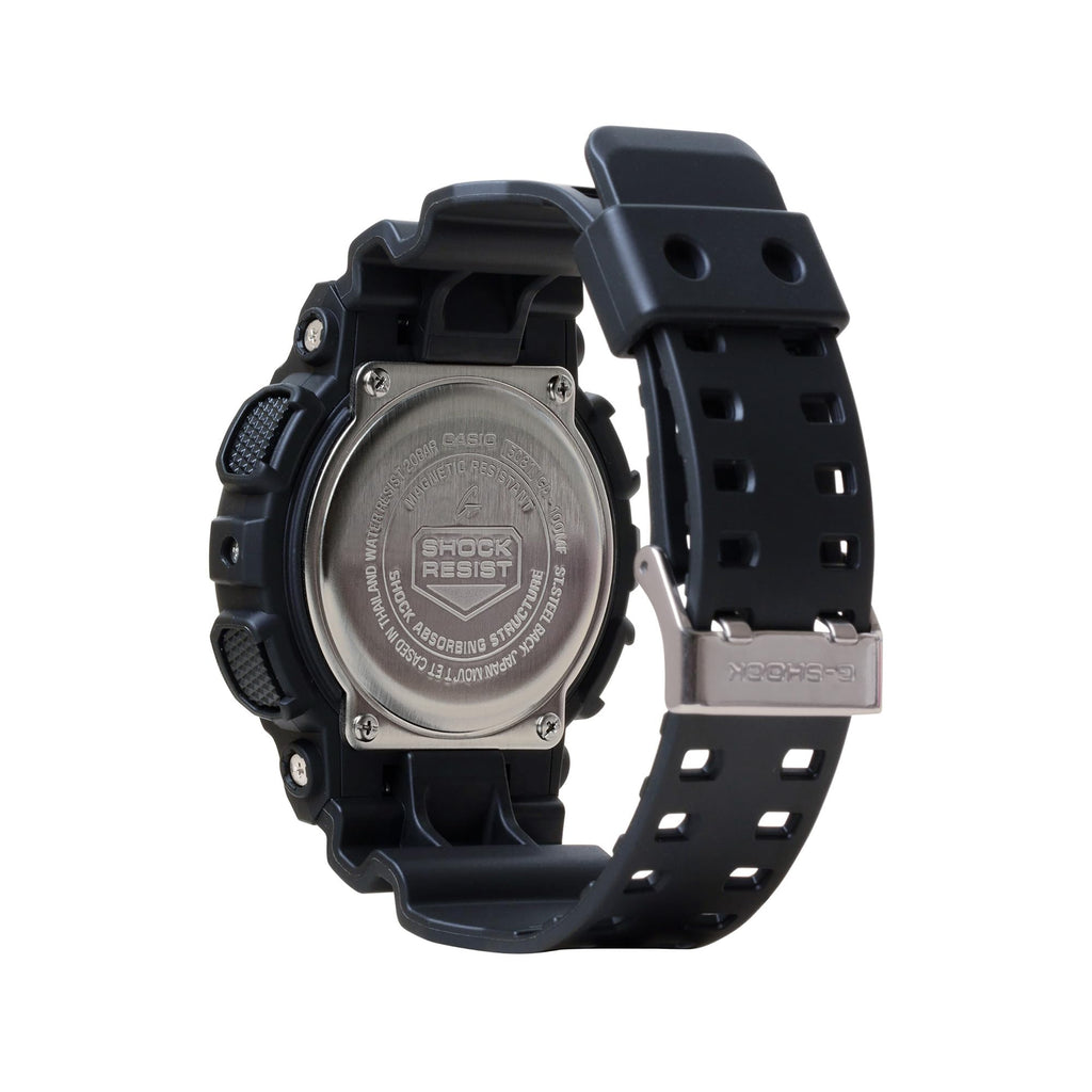 G-Shock Casio GA-100 Series Analog-Digital Multi-Color Black Resin Watch 55mm - GA100MF-1A