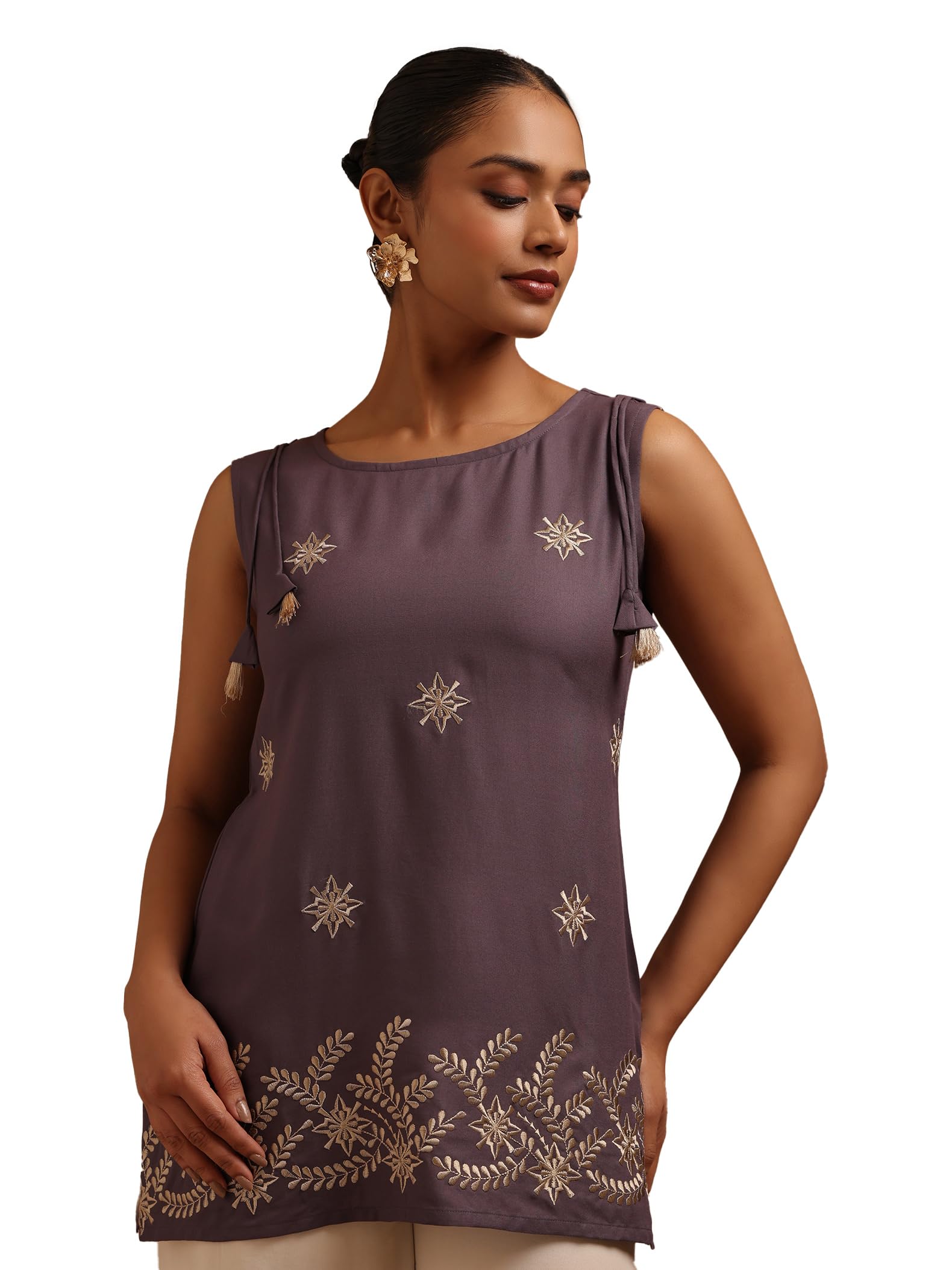 Soch Women Rayon Unstitched T-Shirt