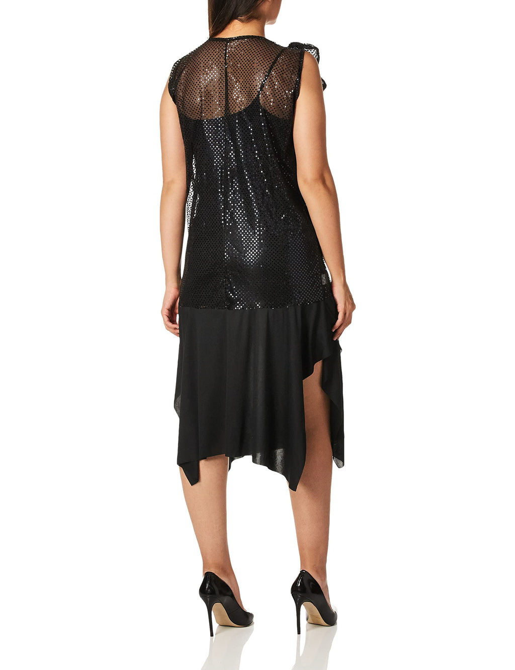 Women Rag Time Flappper Black