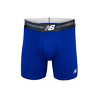 New Balance Men's 6 Boxer Brief Fly Front with Pouch, 3-Pack, Large