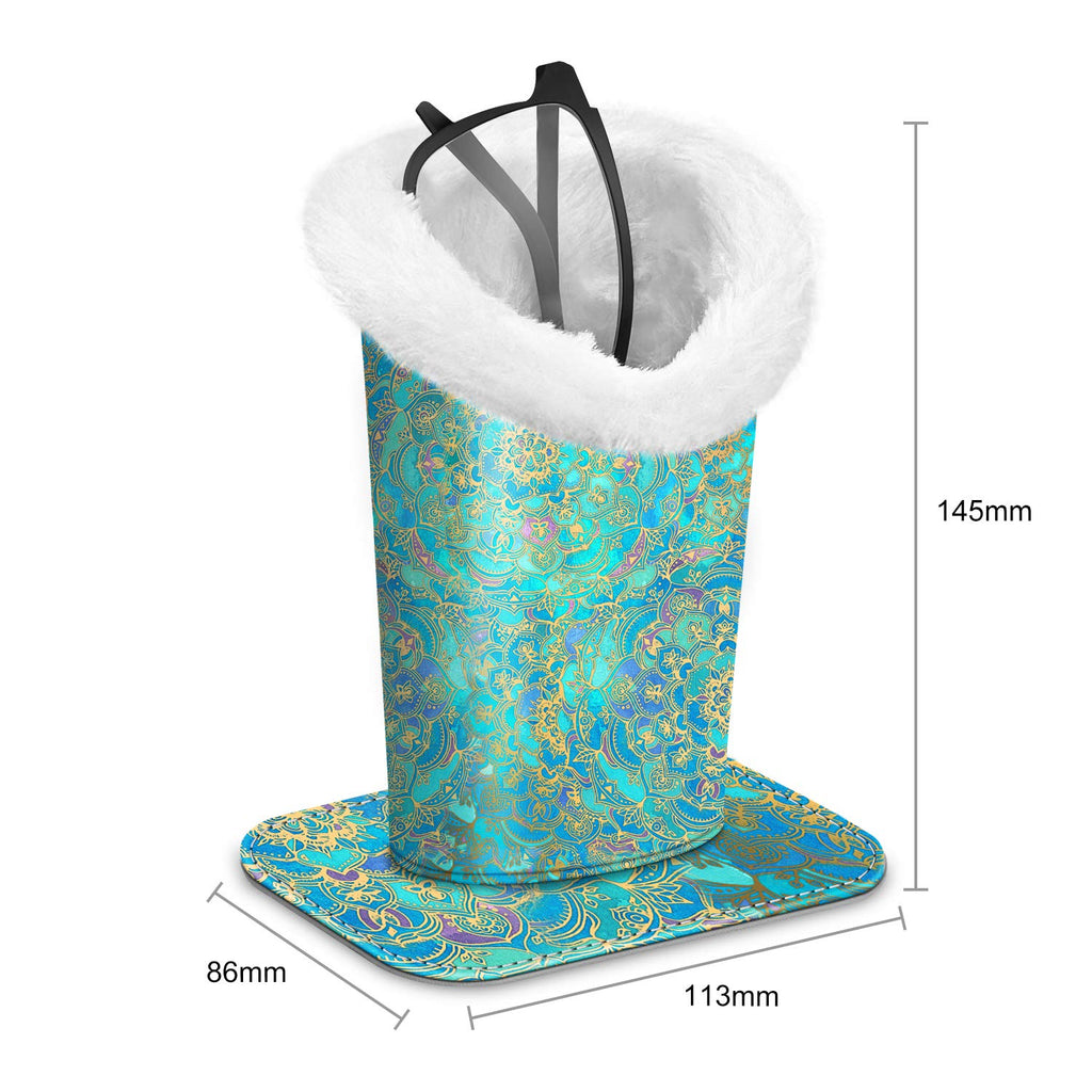 FINTIE Plush Lined Eyeglasses Holder, Glasses Stand Case, Anti-scratch Glasses Storage Organizer for Desk, Nightstand, Office, S