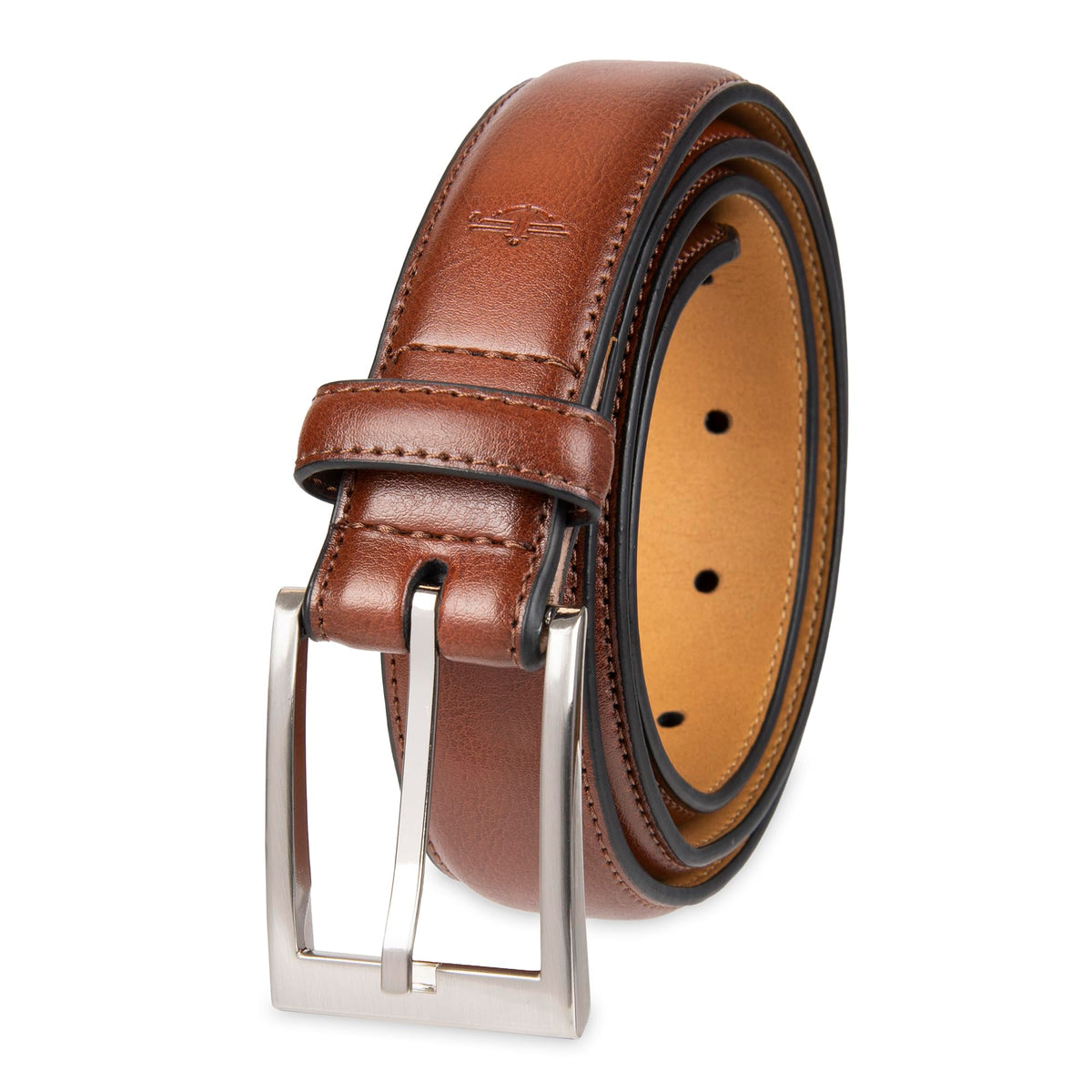 Dockers MenS Leather Dress Belt, Metallic, Tan, Large (3840) 38-40