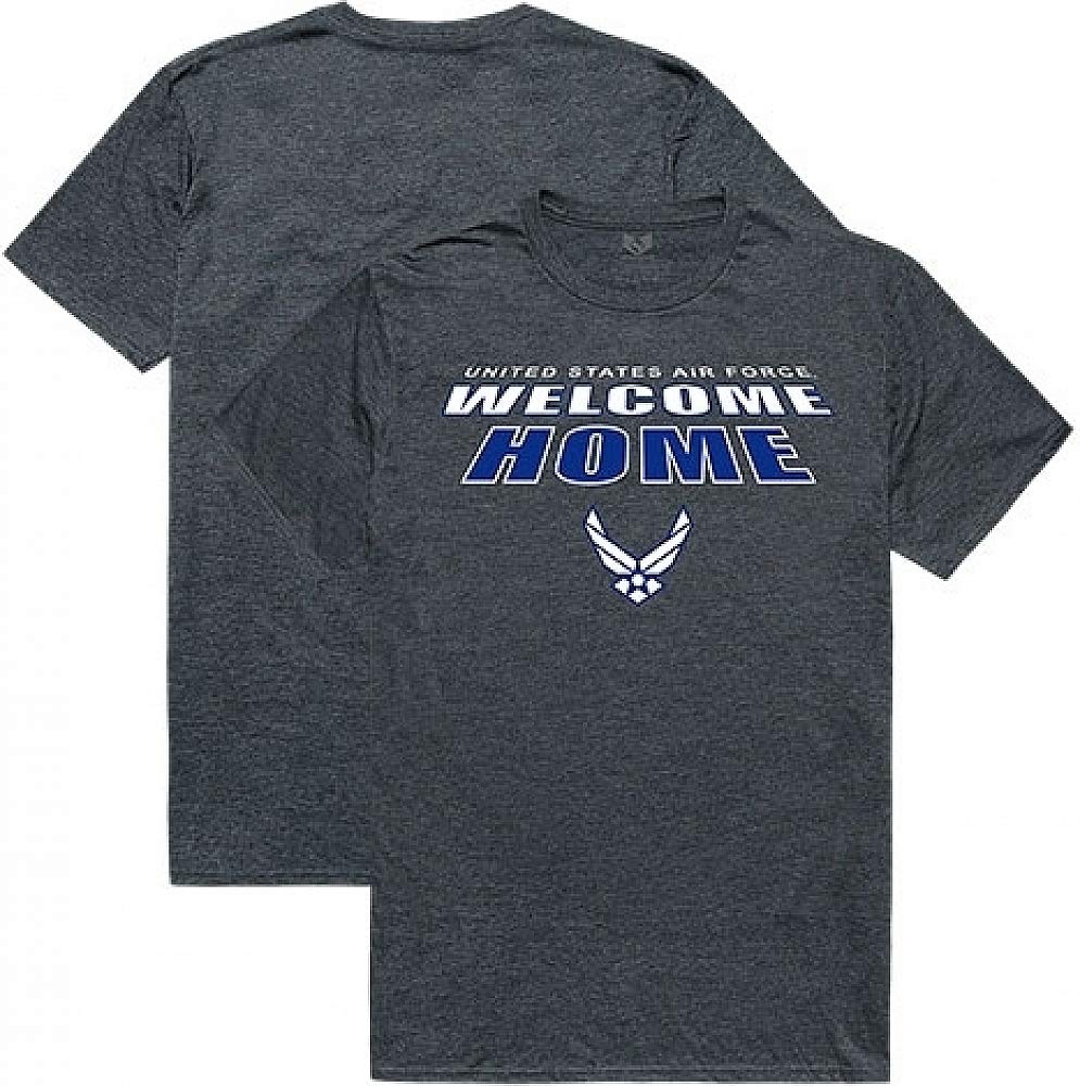 Welcome Home Tee,Air Force,H.Charcoal,2X