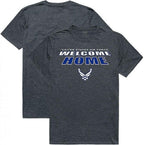 Welcome Home Tee,Air Force,H.Charcoal,2X