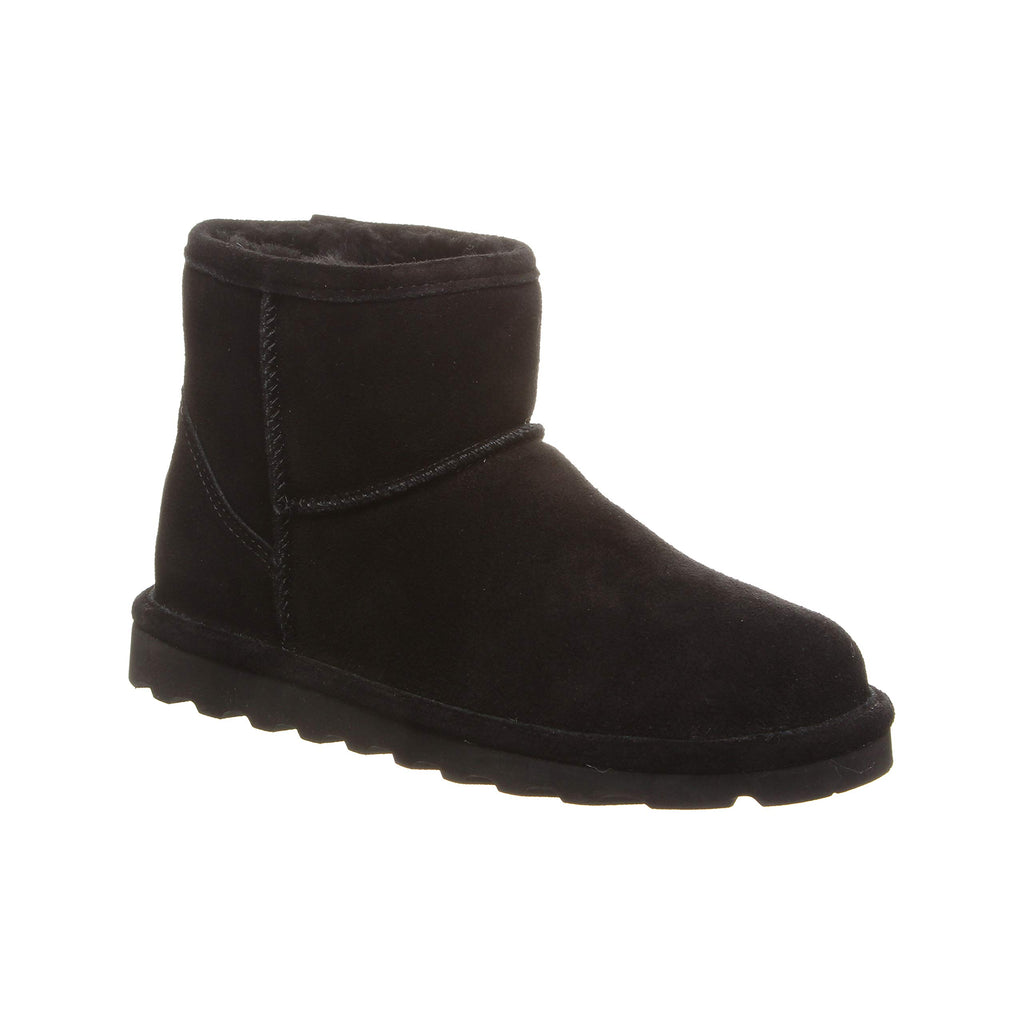 Bearpaw 2130W-B-7 Womens Alyssa Fashion Boot  Black - Size 7