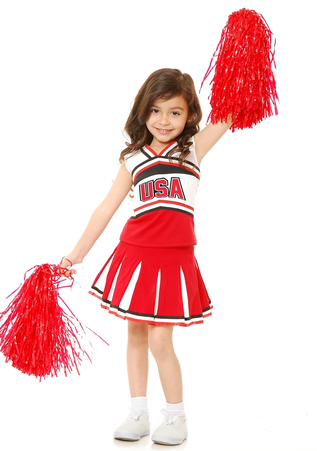 Rubies Child's Charades USA Cheerleader Costume, Large