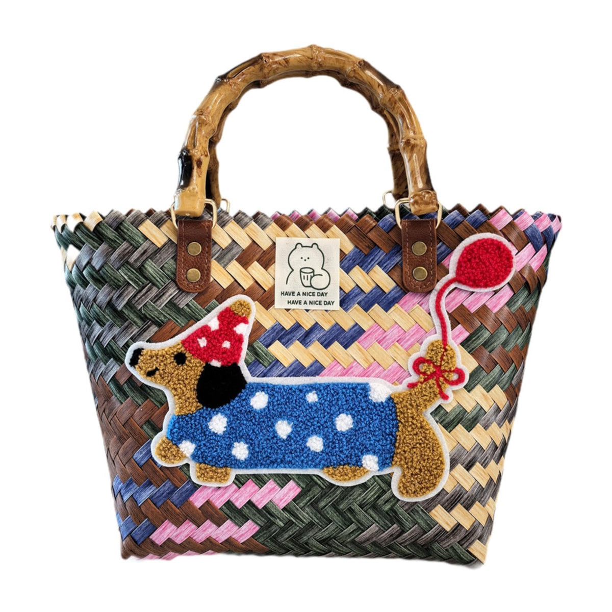 Enakshi Women Handbag Dachshund Dog Casual Top Handle Bag For Travel Vacation Summer Style C|Clothing, Shoes & Accessories | Wom 11-18