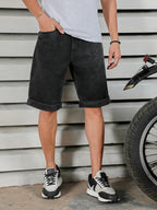 High Star MenS Regular Shorts (Hsmdts2402_Black